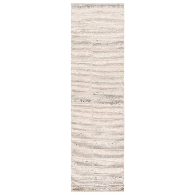 Tapis en laine tissé à la main Pine, Tapis de couloir 2 pi 3 po x 8 pi