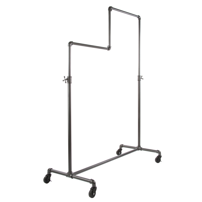Porte-vêtements et porte-vêtements à double étage l 49,63" en pipeline ballet