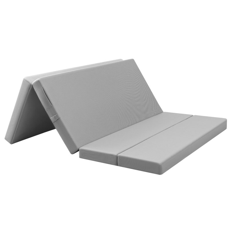 Matelas pliable en tissu maillé portable 4 pouces Sleep, Lit double
