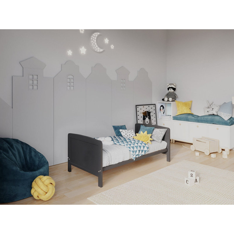 Arpad 3 Cot Bed, Anthracite/Pine