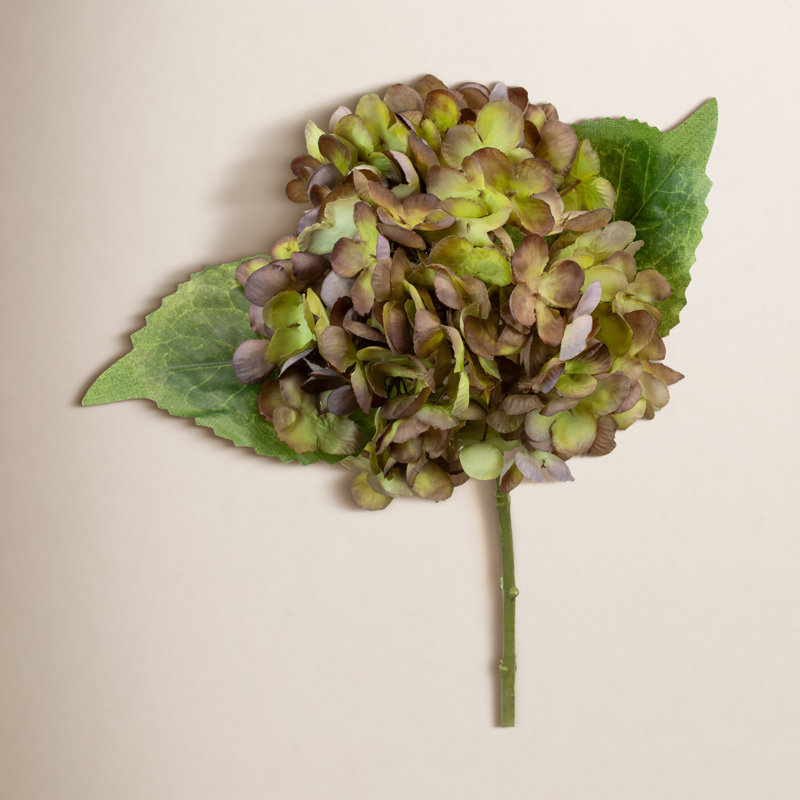 Faux Silk Hydrangea Arrangement, Purple