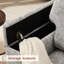 Fauteuil rembourré avec rangement intérieur pour accoudoirs-448415065