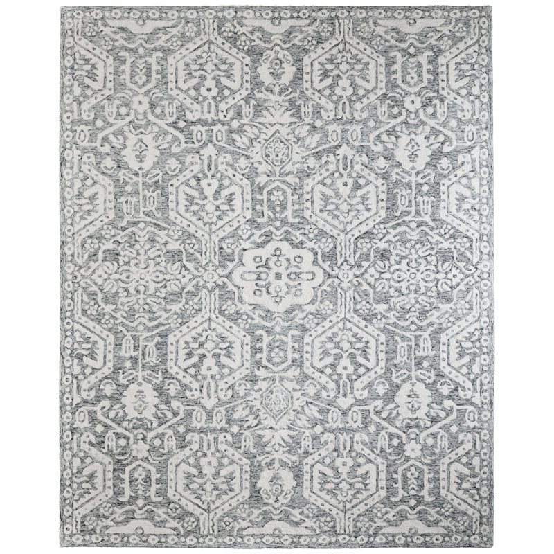 Tapis gris Brockington, Rectangle 10 pi x 14 pi