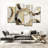 Overlaps Wall Art Multi Piece Canvas Print On Canvas 4 Pieces Set-1827782089