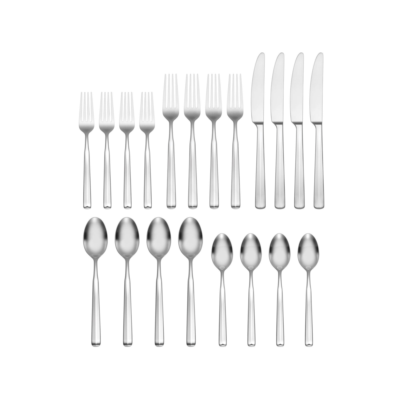 Flatware Set - Service for 4, Silver