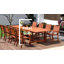 Chaise de patio noire avec accoudoirs Rafael-699827829