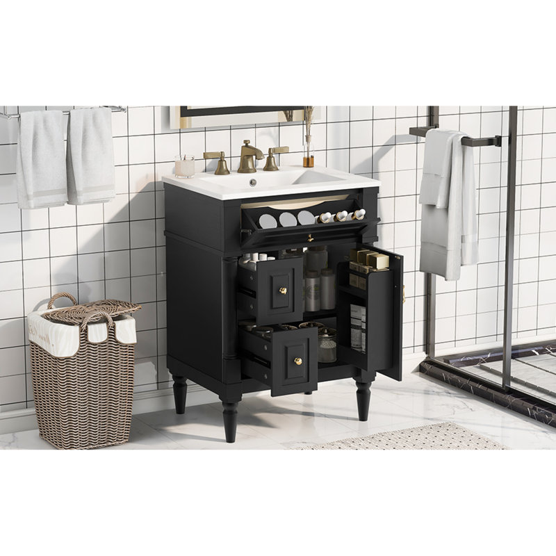 Meuble-lavabo et lavabo compact 24 po