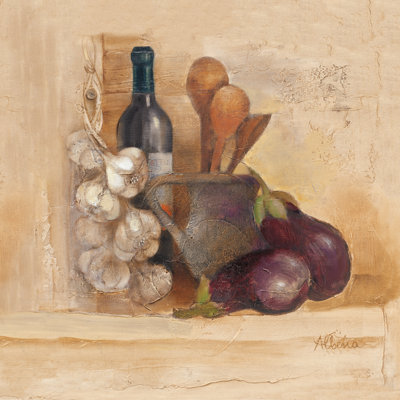 " Tuscan Table I " by Albena Hristova Painting Print