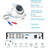 8CH DVR Security Cameras System with 1TB HDD, 8 x 2MP Outdoor Dome Security Cameras, Motion Alert-76590166
