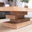 Table basse moderne en bois manufacturé rustique pour le salon, l'écurie et amp; Facile à assembler