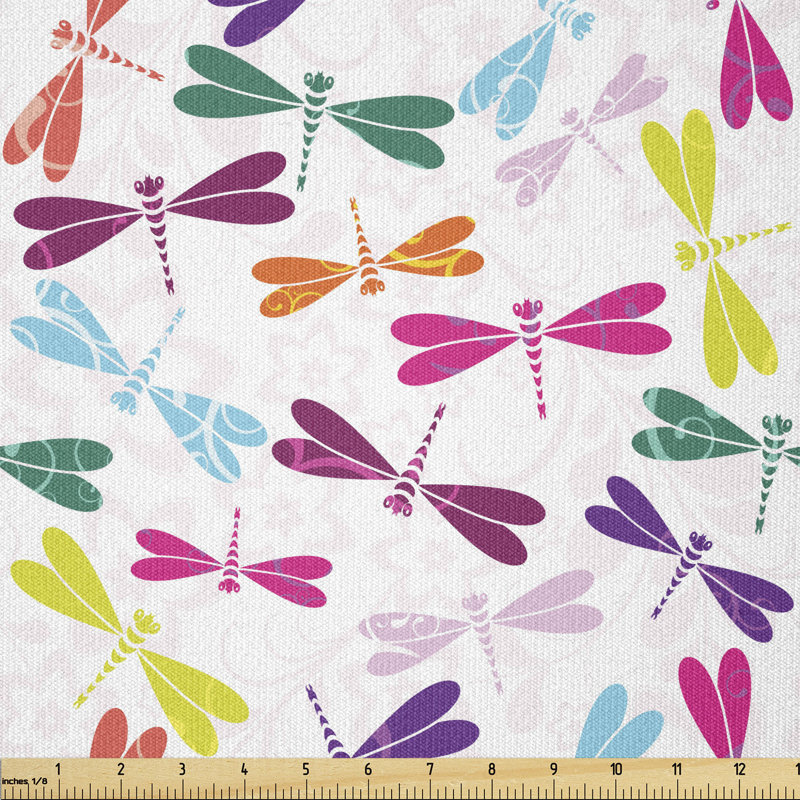 Tissu de libellules Ambesonne par The Yard