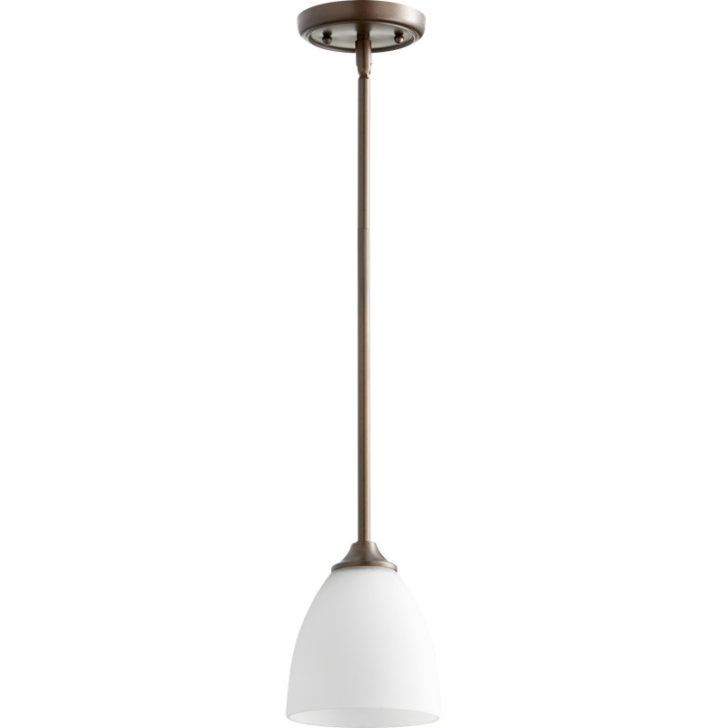 Brookview 1 - Light Single Pendant, Oiled Bronze