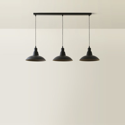 3 - Light Matte Black Pendant