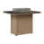 Hammered Top Black with Weatherwood Base