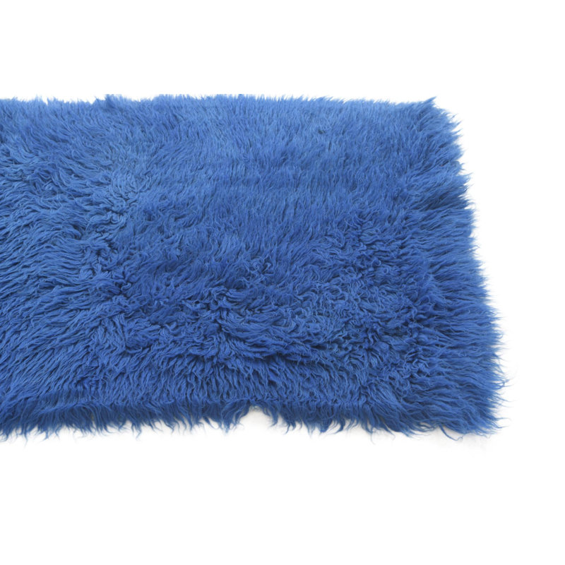 Tapis de couloir bleu Paraiso