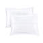 Édredon blanc très grand avec 5 caractéristiques en microfibre, volants et éléments de style, attrait-116011913