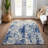 Aleg Washable Abstract Indoor / Outdoor Rug-1581387319