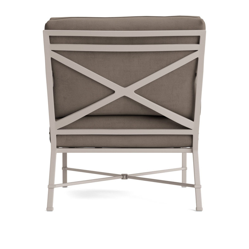 Venetian Outdoor Lounge Chair, Fusion Charcoal, Dove Smooth