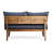 Modern Outdoor With Gray Padding And Mid-Century Fabric Seat Cushion