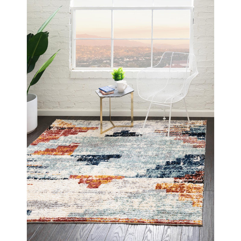 Tucson Geometric Indoor Rug, Square 6'