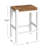 Willowbrook Solid Wood and Natural Woven Seagrass Rope Bar Stool-1572212175