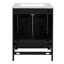 24-Inch Bathroom Vanity with Integrated Undermount Basin and Storage Cabinet-1917657810