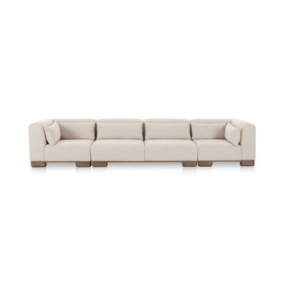 Beau 115" 4 - Piece Modular Sofa