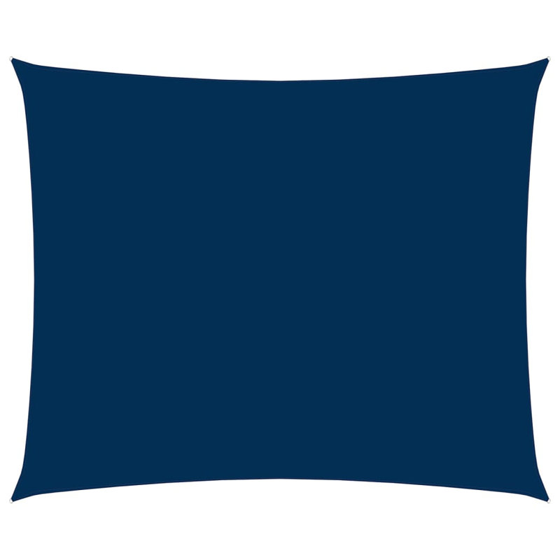 Waits Rectangular Shade Sail, 450cm W x 350cm L, Blue