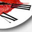 Valentines Day Red Woman Lips - horloge murale moderne-60281842