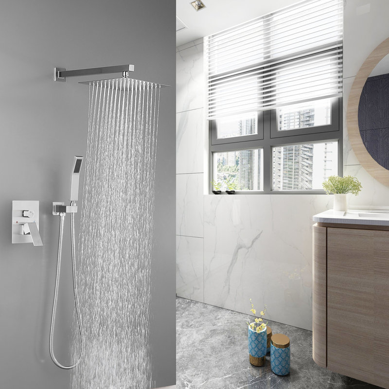 All-In-One Kit with Rough in-Valve, Brushed Nickel