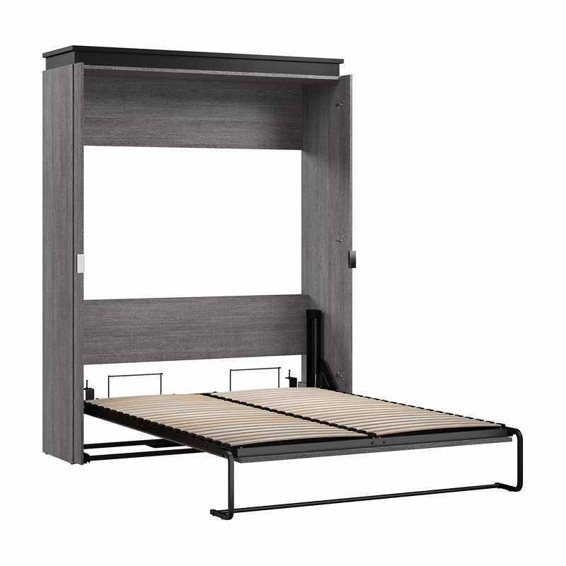 Lit escamotable Camalla, Écorce gris, Grand