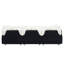 Confortable 3 salons, 2 coussins en velours noir et blanc, tissu spacieux, option