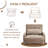Pablo Modern 33.5''W Convertible Accent Chair with Removable Pillow-1913137969