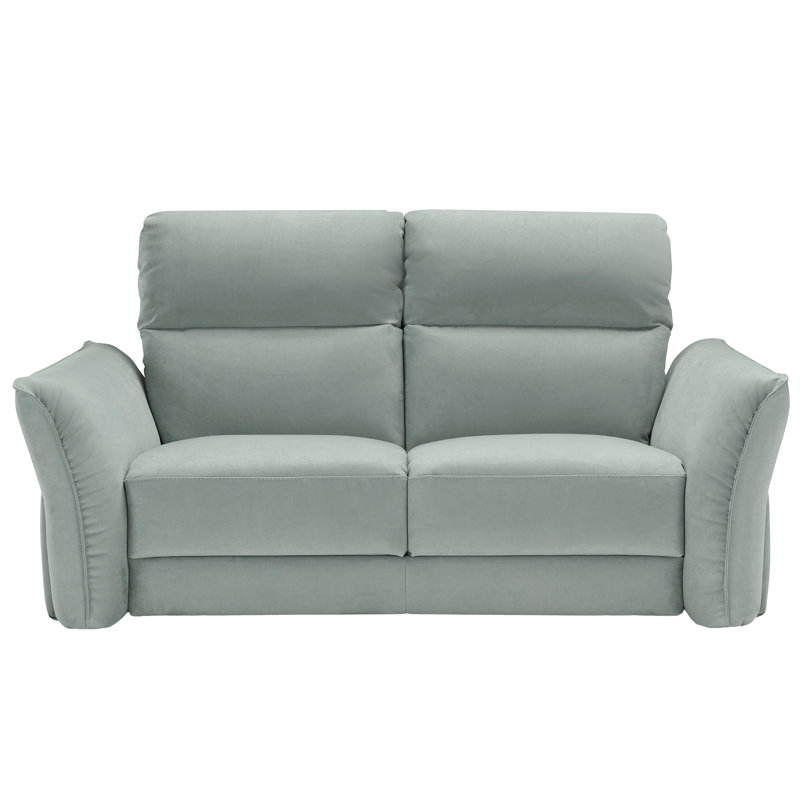 Janiyan Microfiber Loveseat In Seafoam