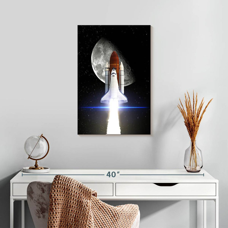 Oberle Space Shuttle Mission, 24" H x 16" W