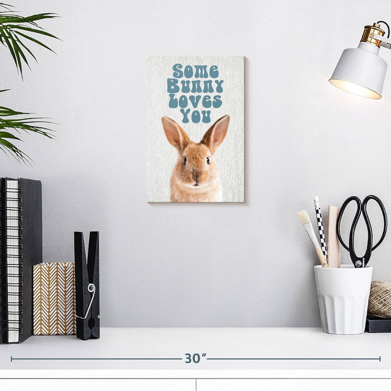 Brampt Some Bunny Loves You, 12" H x 8" W