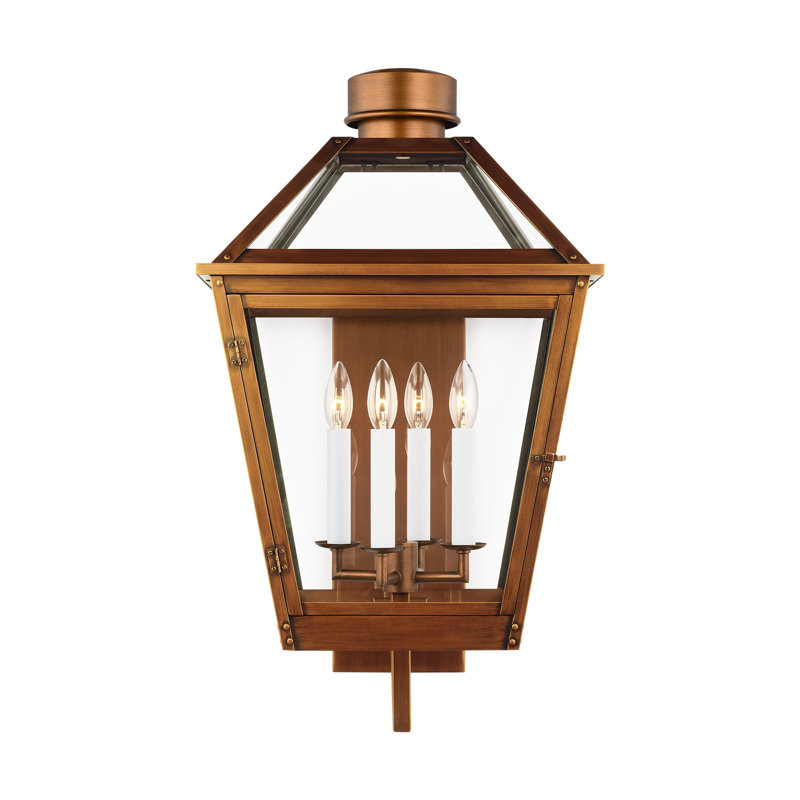 Yelena Wall Light, 28.25" H x 15.75" W x 16.5" D, Natural Copper