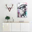 Joan Collins In Abstract - Wrapped Canvas-55309307