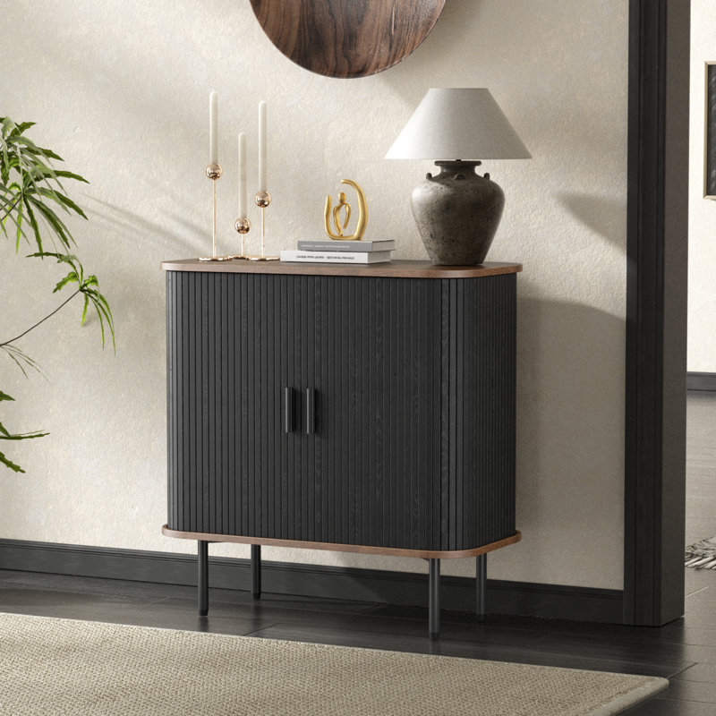 Lilikoi 31.5'' Sideboard, Black/Brown