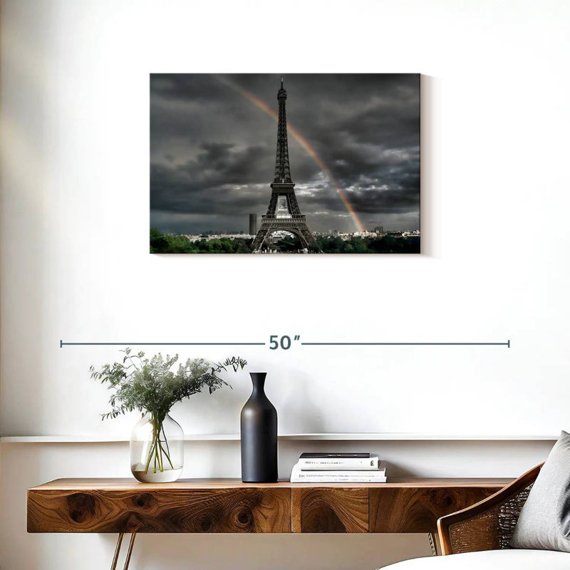 Kavia Rainbow Over Eiffel Tower, 20" H x 30" W
