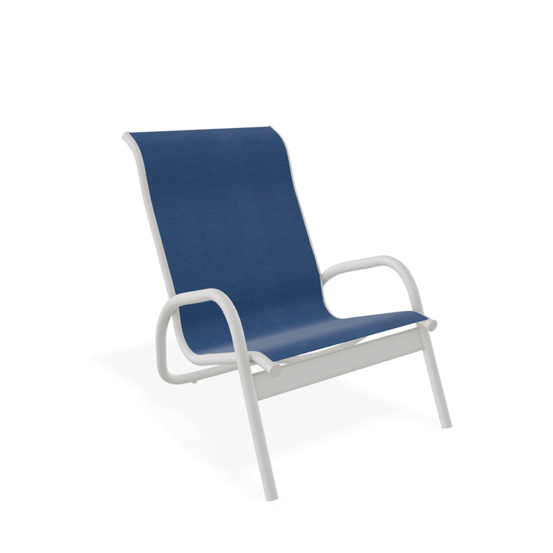 Gardenella Patio Chair, Cobalt, Snow