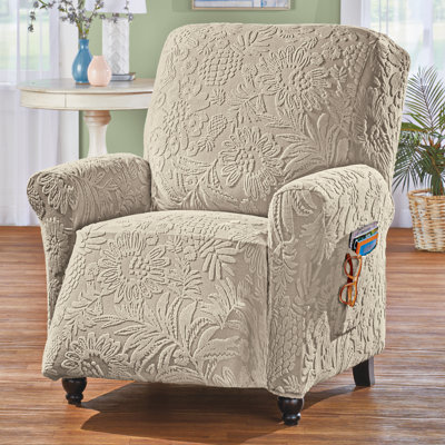 Polyester Box Cushion Recliner Slipcover