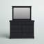 Commode double 9 tiroirs avec miroir Waylon