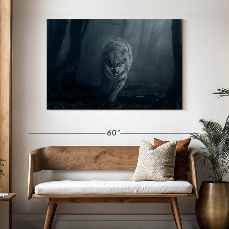 Mad Wolf, 32" H x 48" W