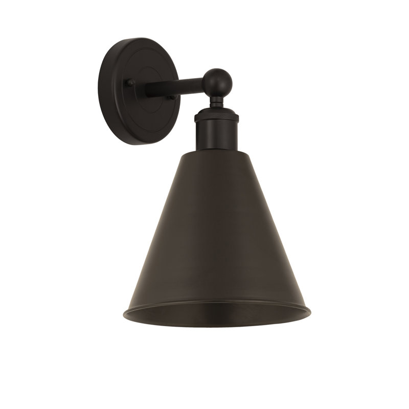 Applique murale 1 lumière 8 "Ballston Cone, Bronze huilé