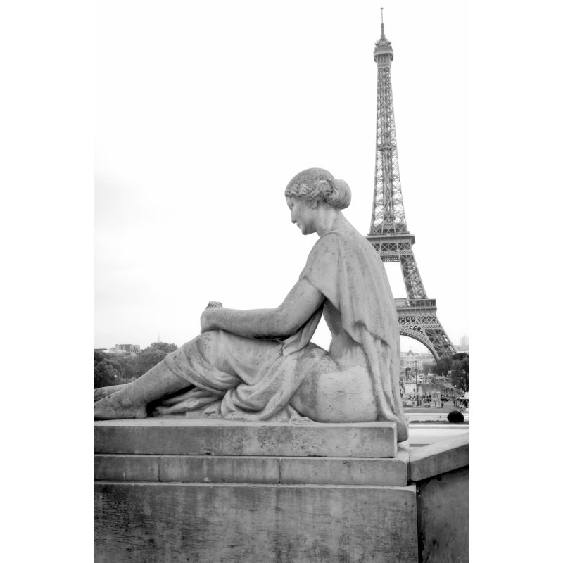 Givenchy Paris with Eiffel Tower and Statue 24x36