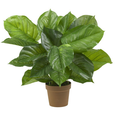 Plante philodendron artificielle 21 po en pot