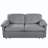 Convertible Chenille Sofa Bed, 3-in-1 Pull Out Sleeper Couch with Thick Cushions and Side Storage Pocket, Queen Size Sofa for Living Room Guest Room Apartment-1058112558