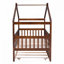 Lit en bois avec lit gigogne simple-118028851-118028850