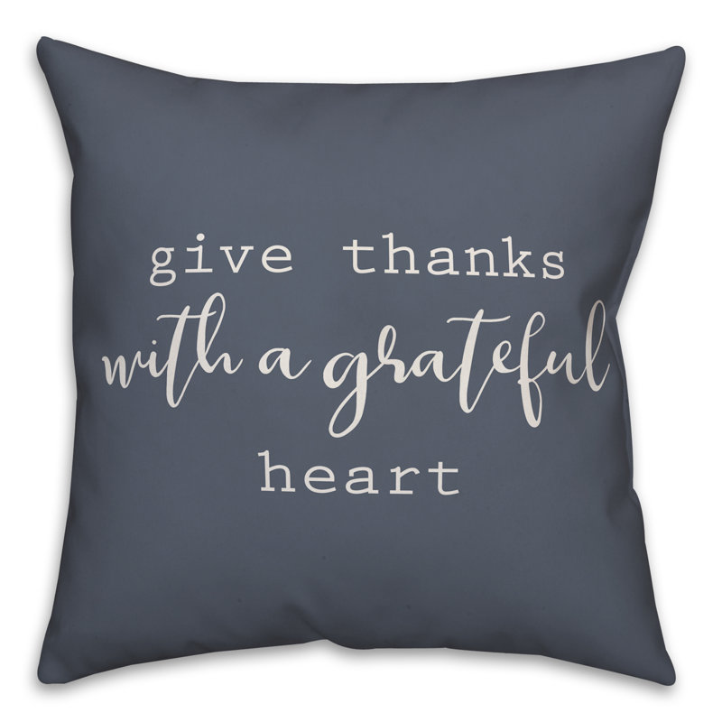 Solid Colour Pillow Cover, 16" x 16", Blue, Polyester/Polyfill